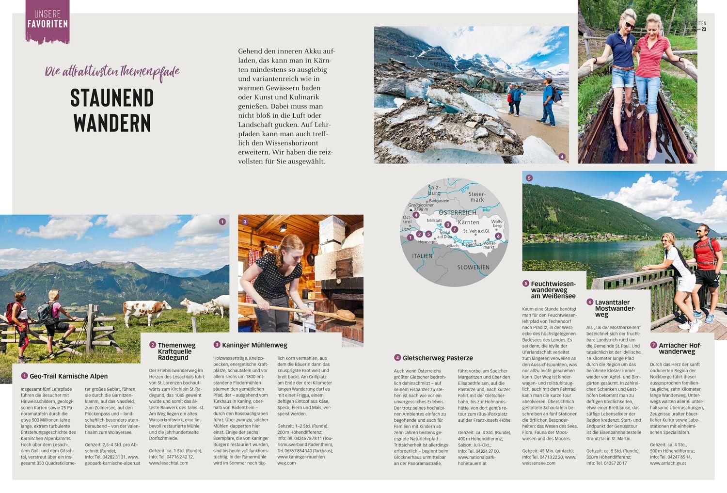 Beispielinhalt (Bild) DuMont Bildatlas Kärnten