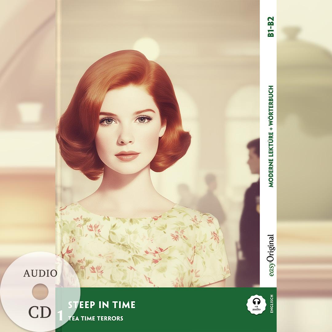 Vorderes Coverbild Steep in Time - Englische Krimi-Lektüre B1-B2 (+ Audio-CD)