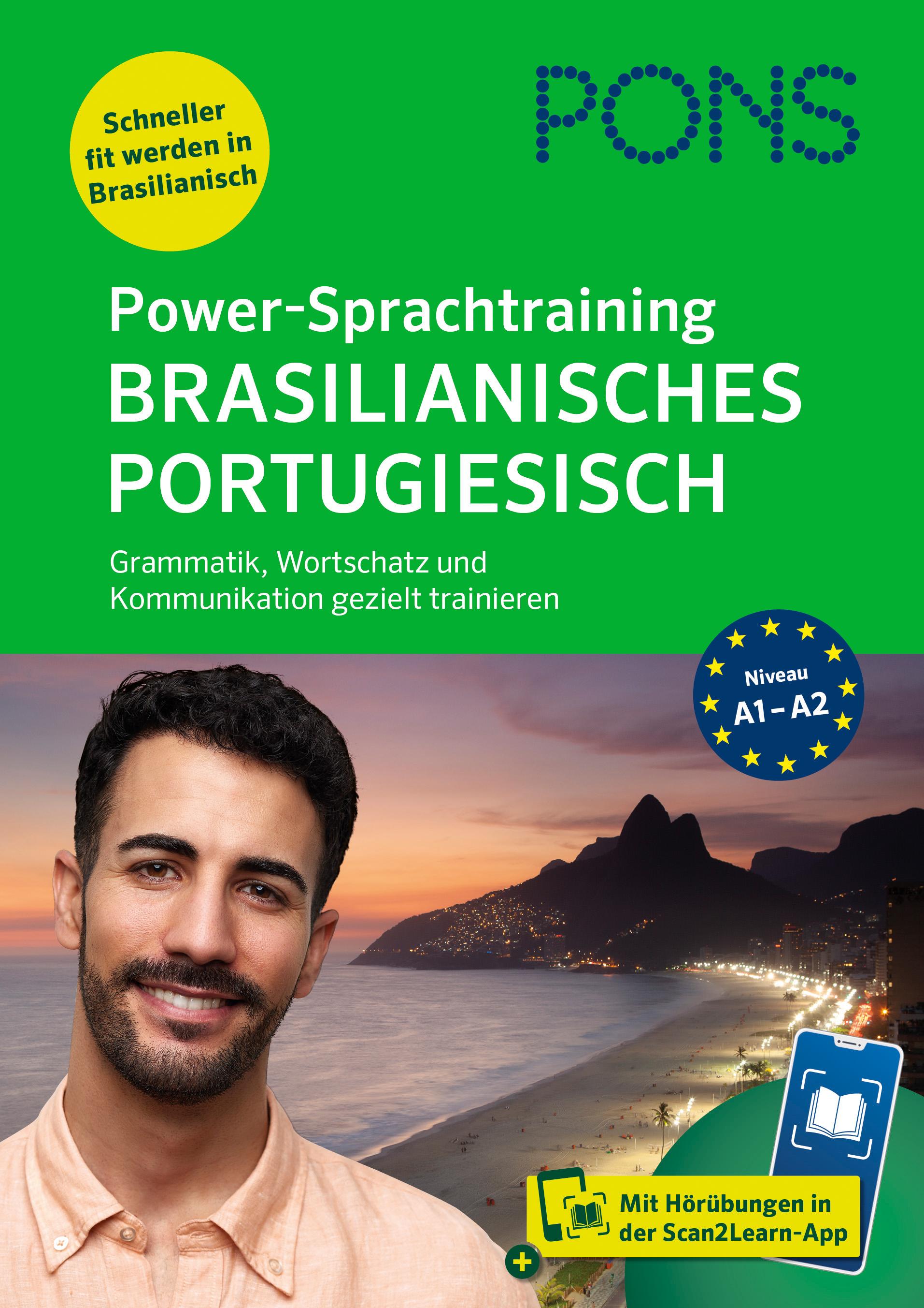 Vorderes Coverbild PONS Power-Sprachtraining Brasilianisches Portugiesisch