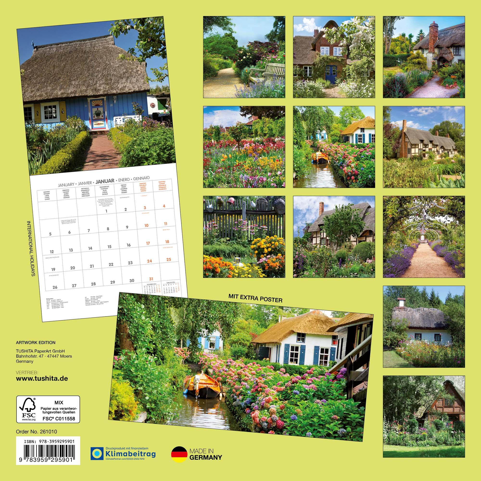 Rückseitencover Bauerngarten/Cottage Garden 2026