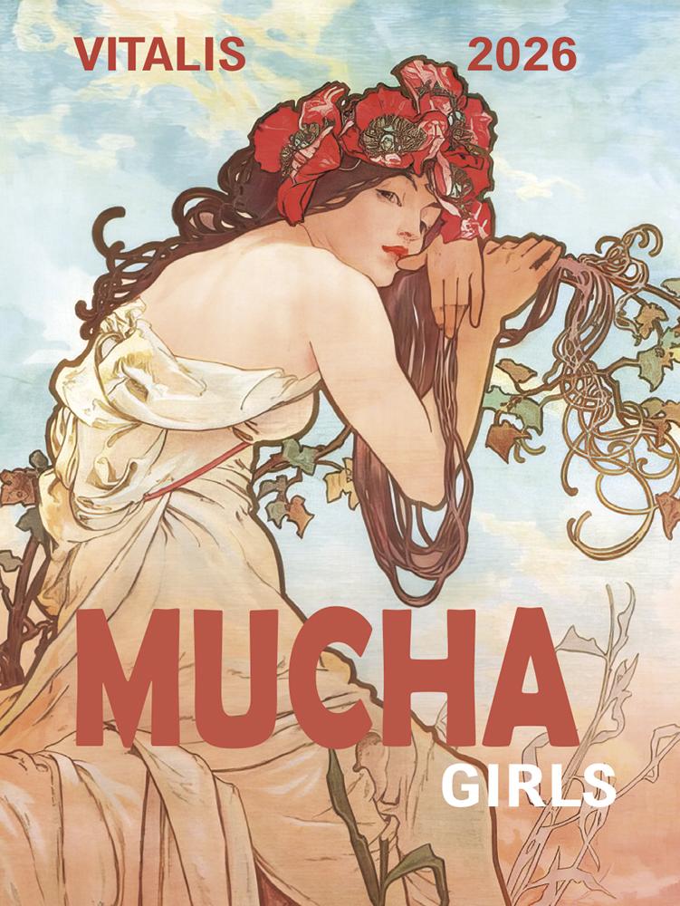 Vorderes Coverbild Mucha Girls 2026