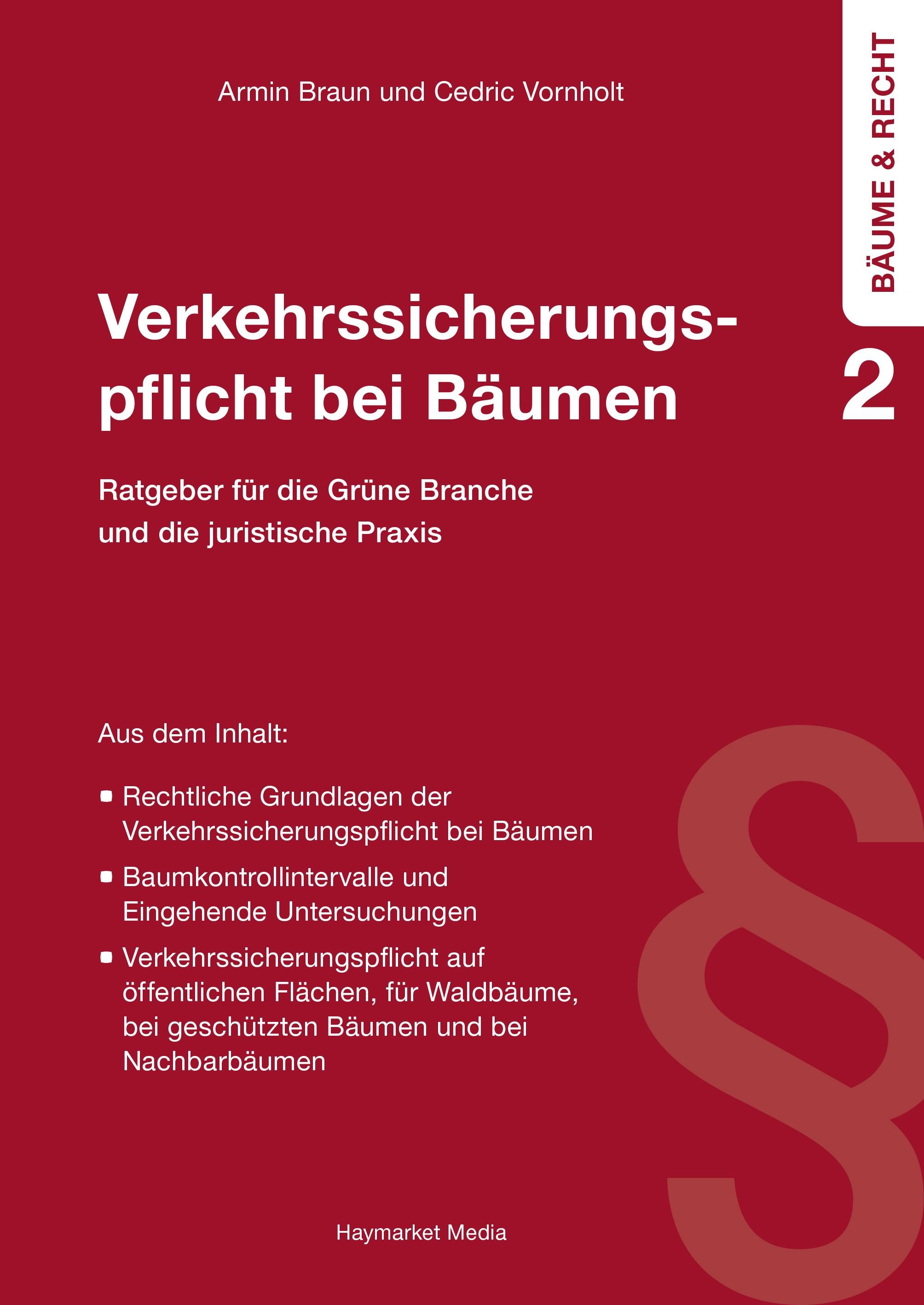Vorderes Coverbild Verkehrssicherungspflicht bei Bäumen