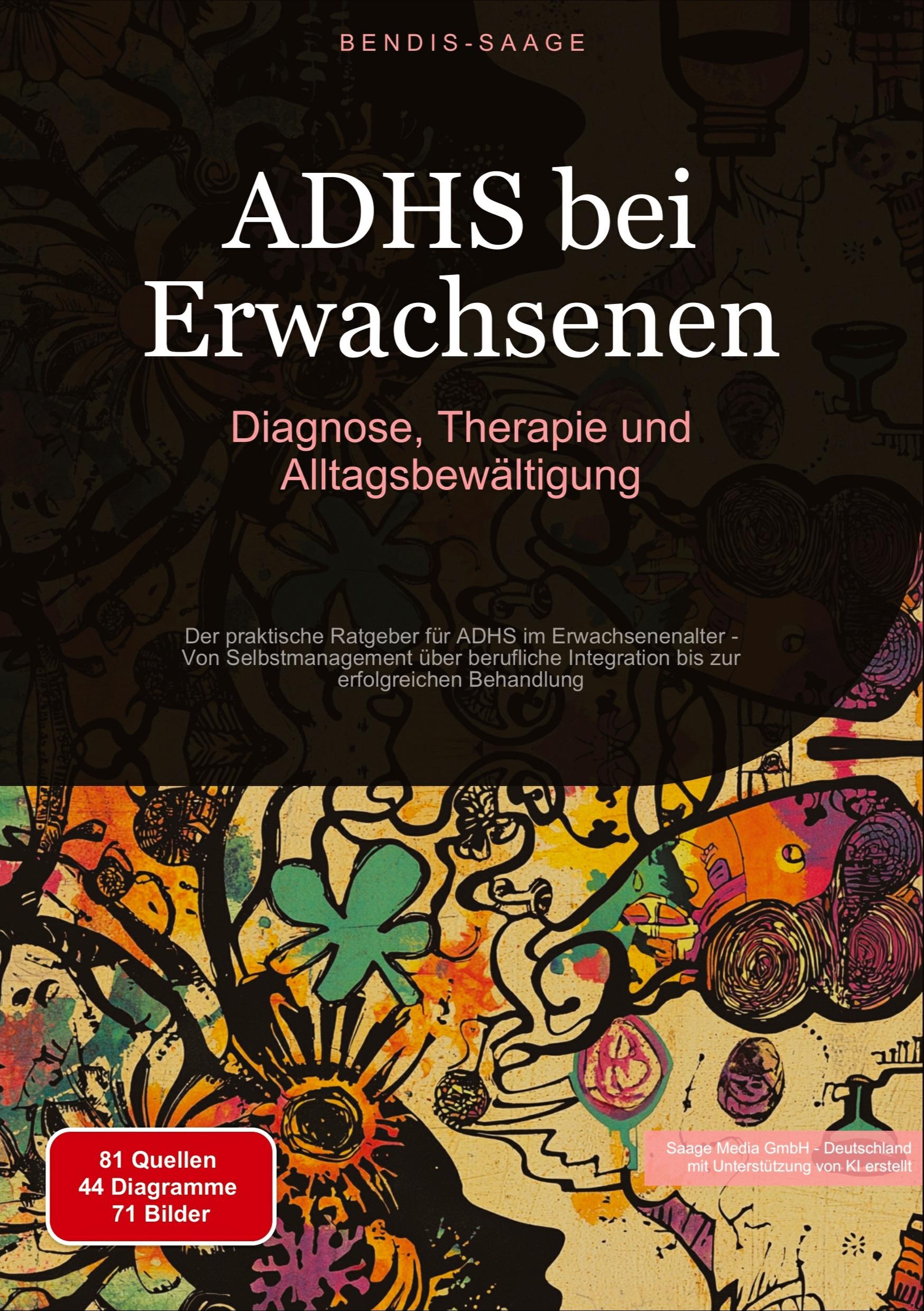 Vorderes Coverbild ADHS bei Erwachsenen: Diagnose, Therapie und Alltagsbewältigung