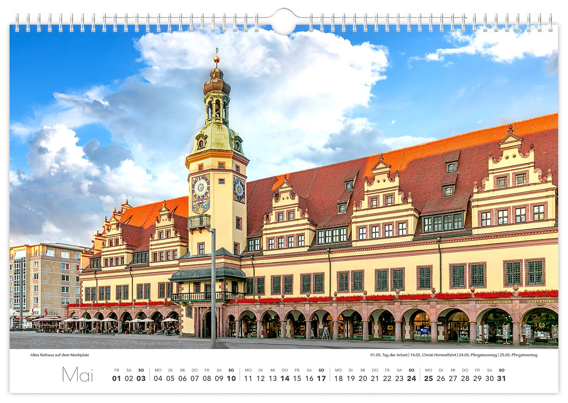 Beispielinhalt (Bild) Kalender Leipzig 2026