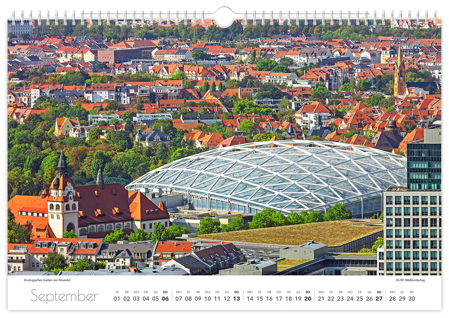 Beispielinhalt (Bild) Kalender Leipzig 2026