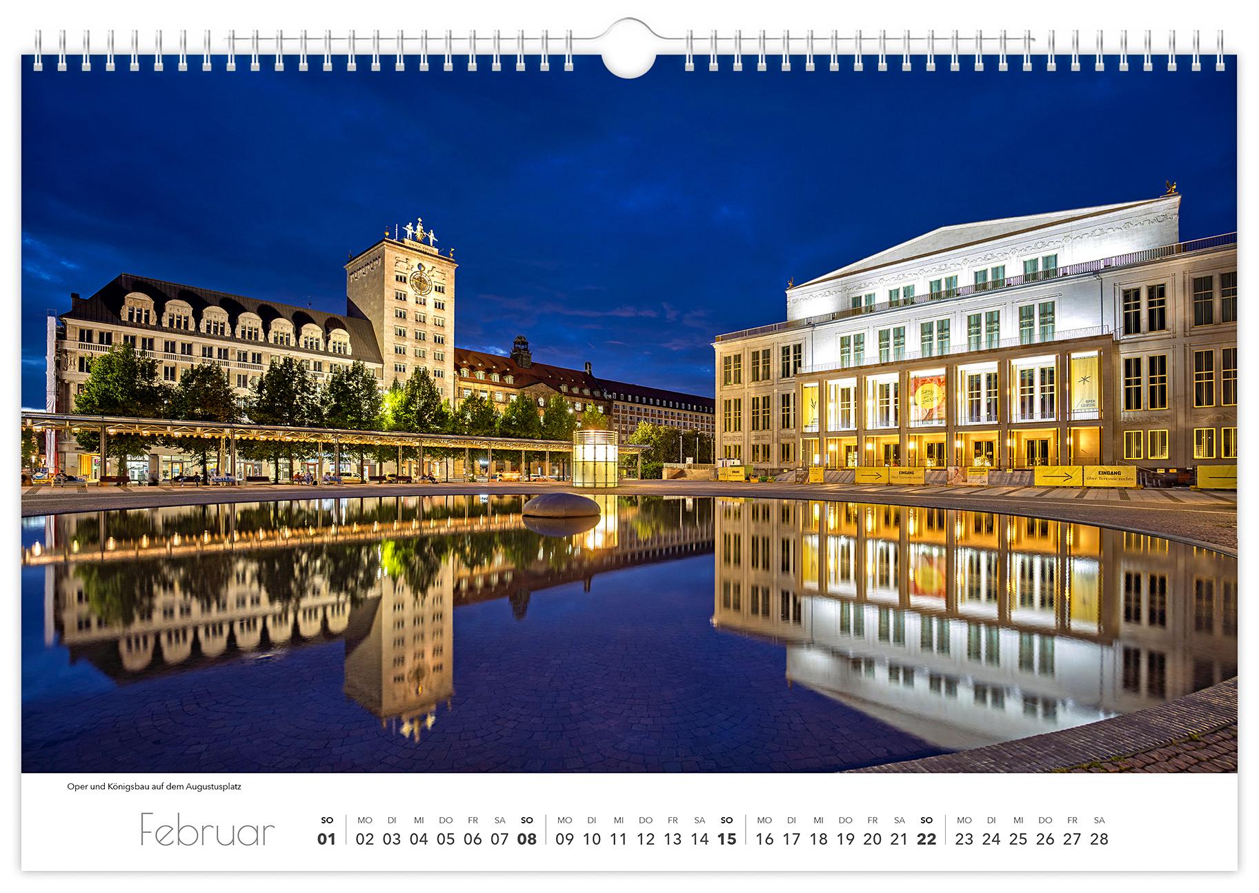 Beispielinhalt (Bild) Kalender Leipzig 2026