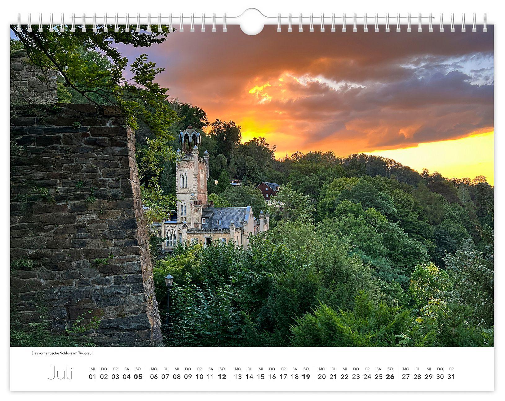 Beispielinhalt (Bild) Kalender Tharandt und Umgebung 2026