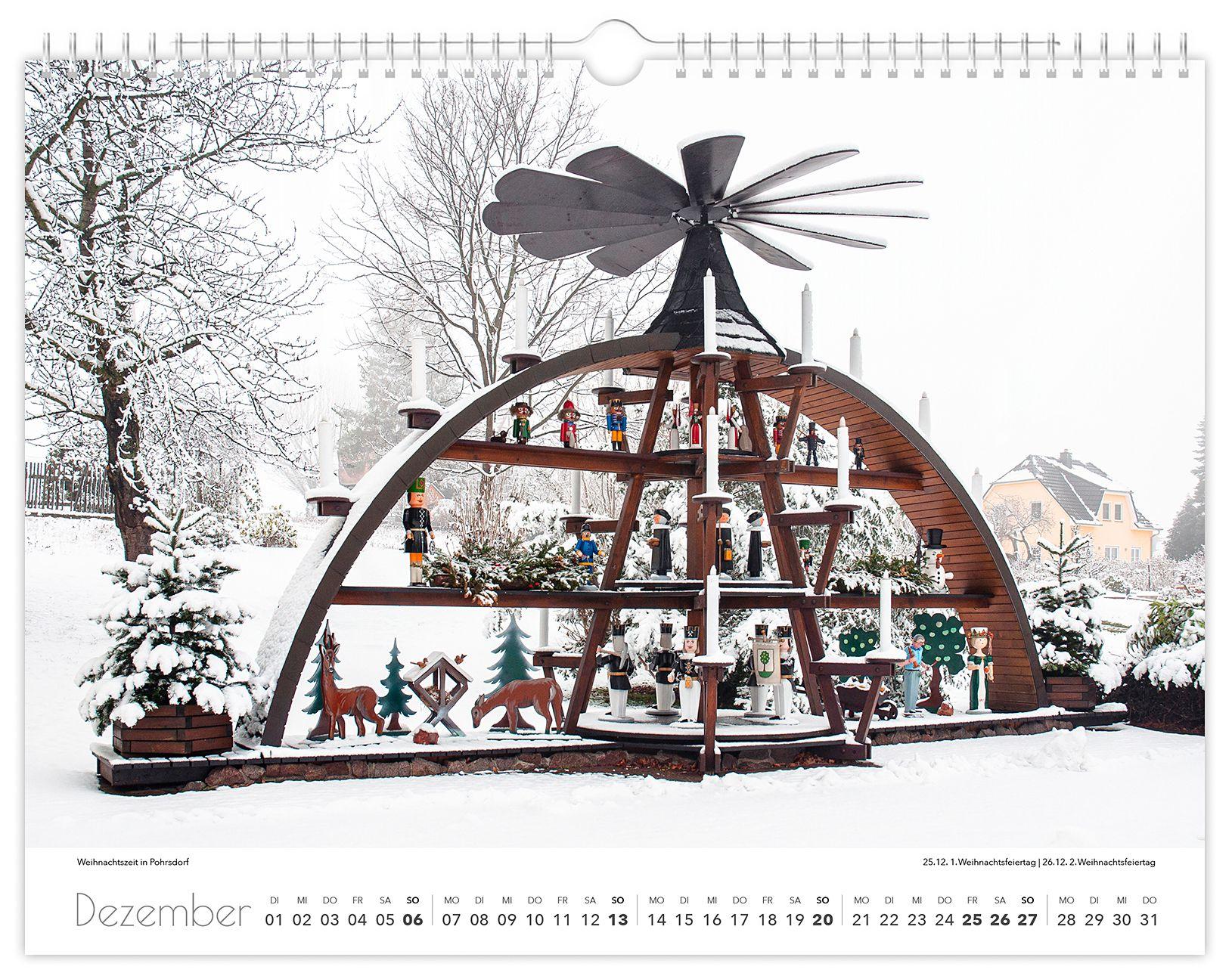 Beispielinhalt (Bild) Kalender Tharandt und Umgebung 2026