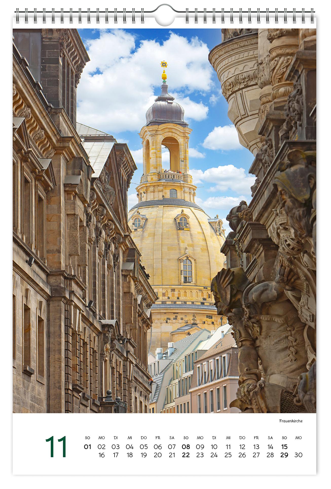 Beispielinhalt (Bild) Kalender Dresden und Sächsische Schweiz 2026