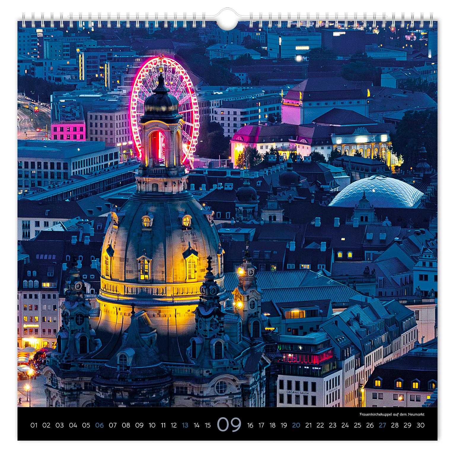 Beispielinhalt (Bild) Kalender Stimmungsvolles Dresden 2026