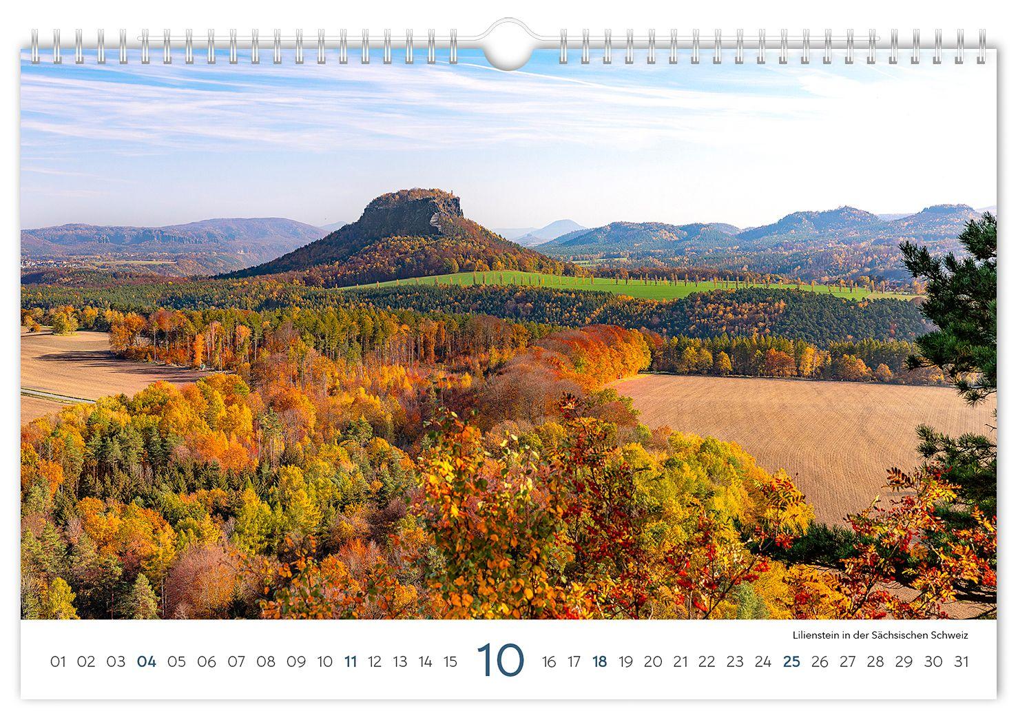 Beispielinhalt (Bild) Kalender Sachsen 2026