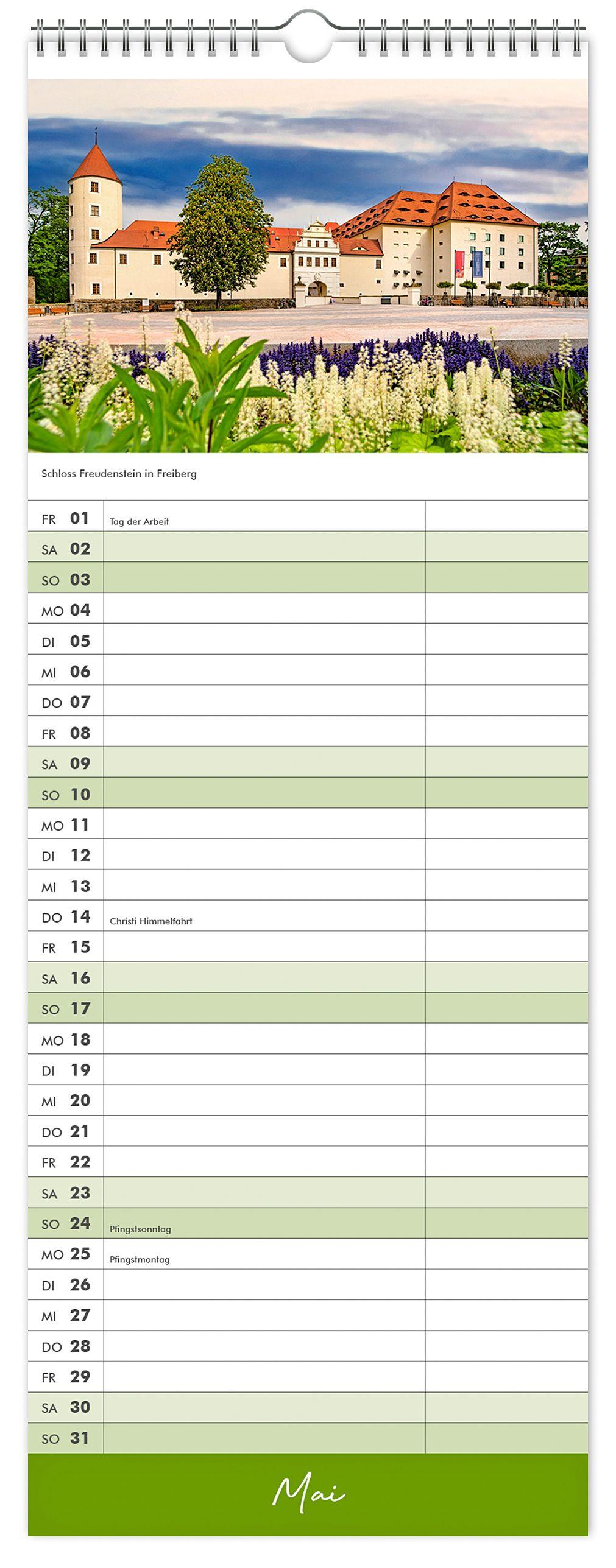 Beispielinhalt (Bild) Küchenkalender Dresden und Umgebung 2026