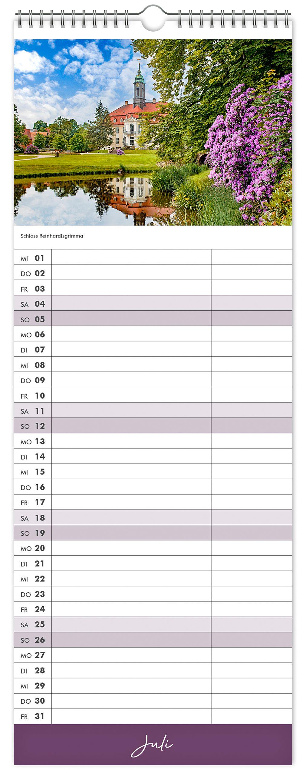 Beispielinhalt (Bild) Küchenkalender Dresden und Umgebung 2026