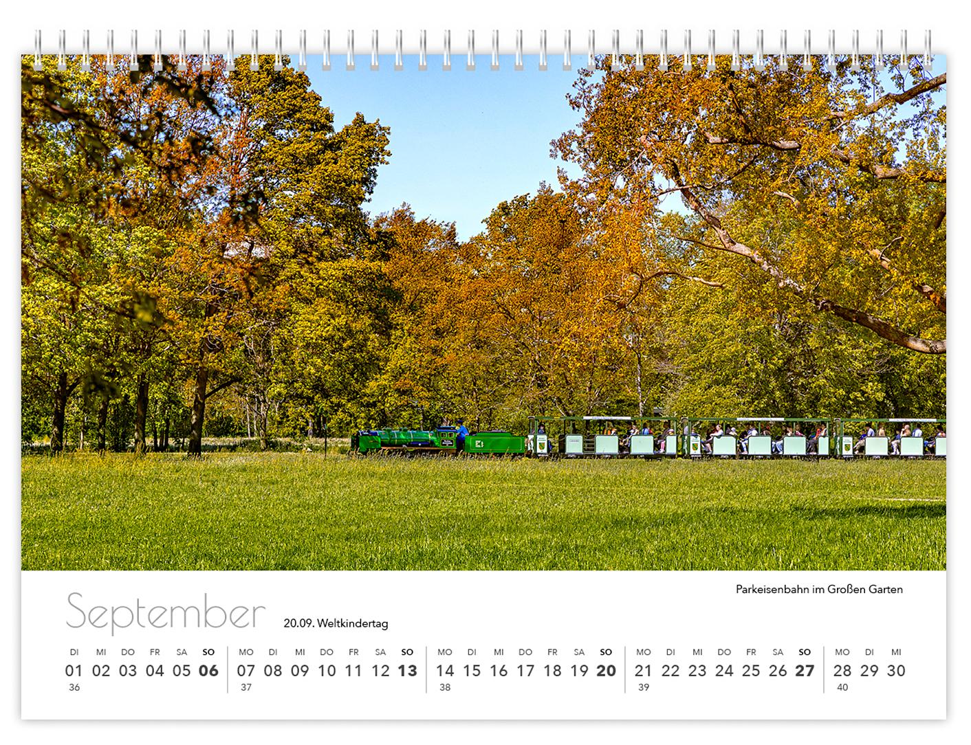 Beispielinhalt (Bild) Kalender Dresden Elbflorenz kompakt 2026