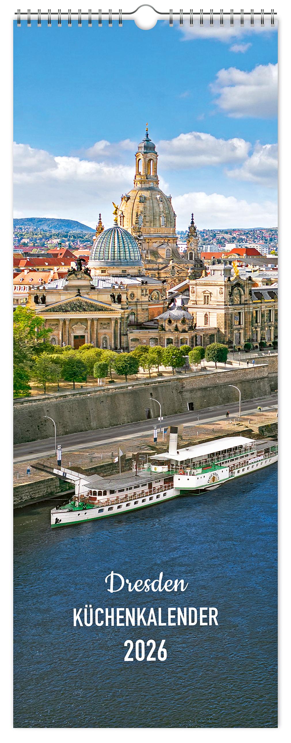 Vorderes Coverbild Küchenkalender Dresden 2026