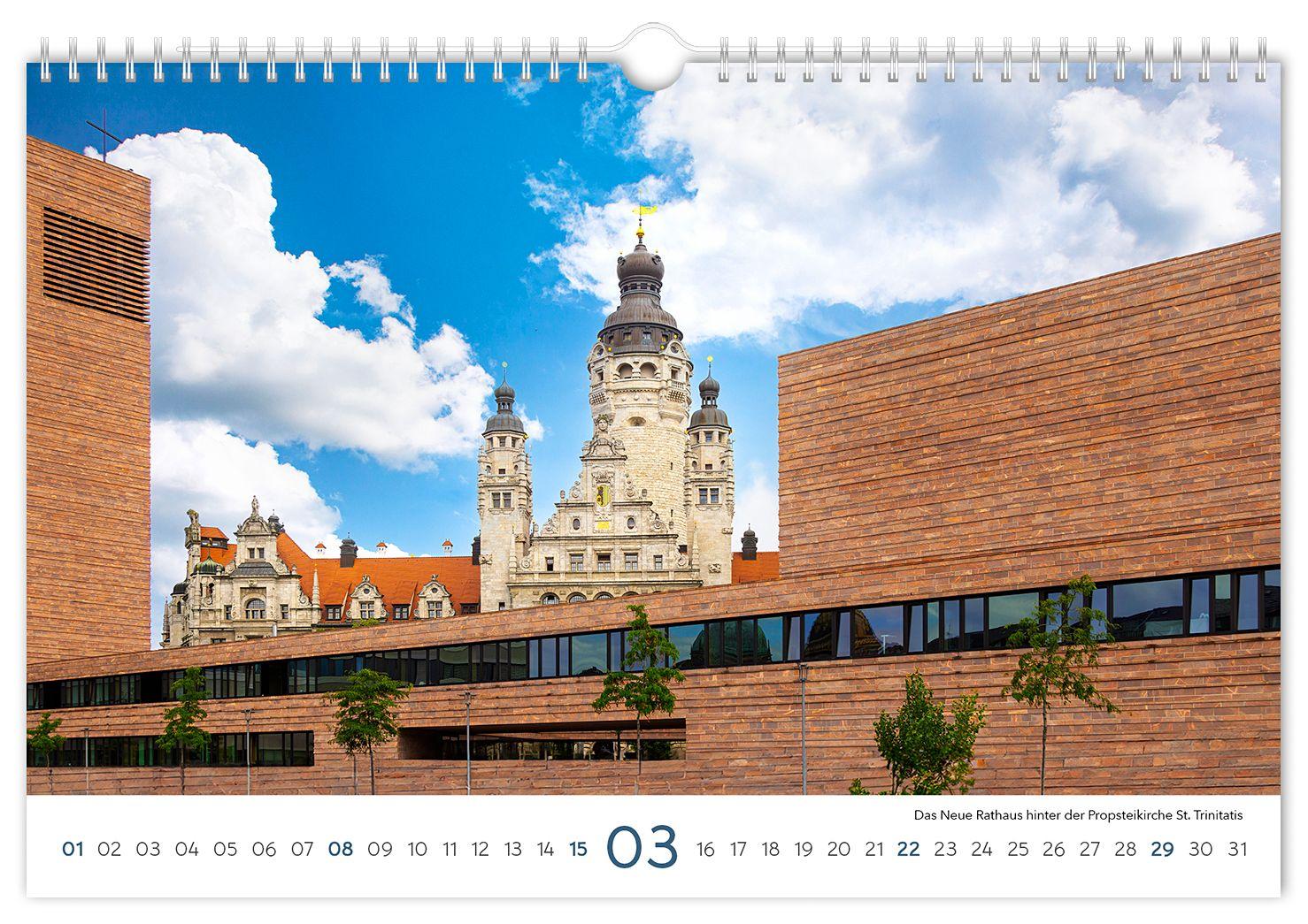 Beispielinhalt (Bild) Kalender Leipzig 2026