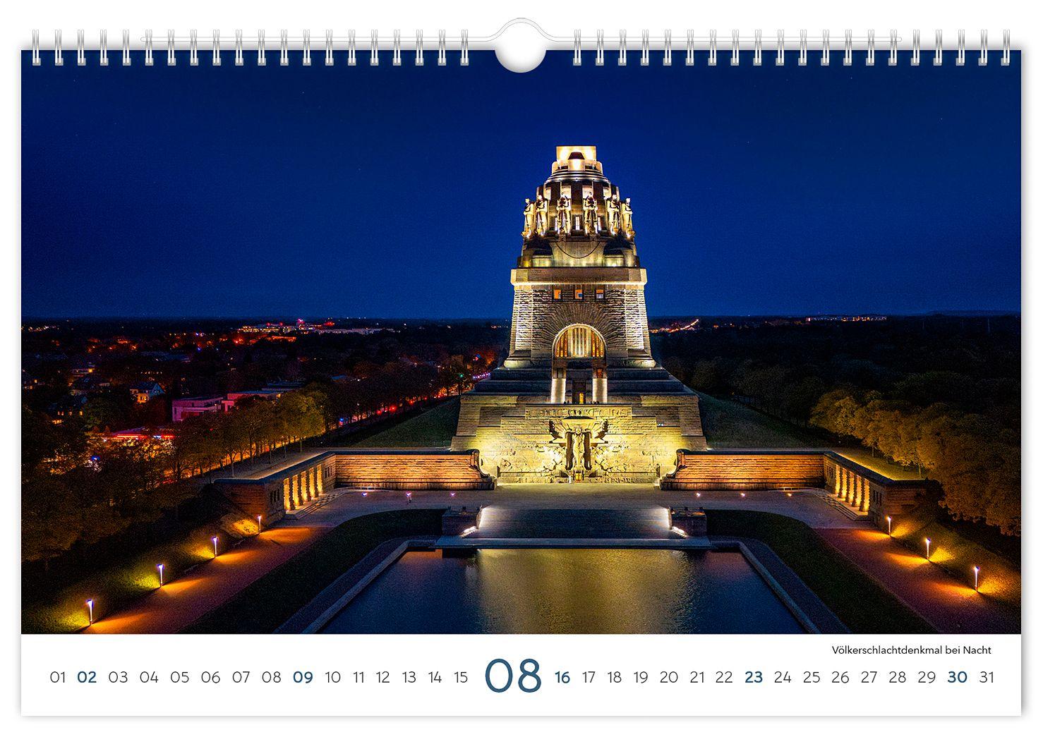 Beispielinhalt (Bild) Kalender Leipzig 2026