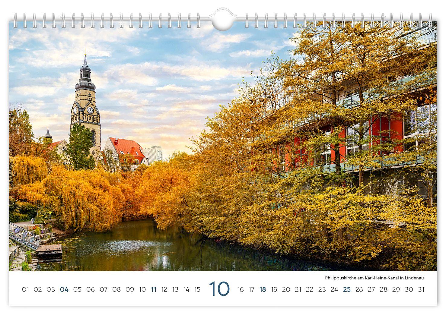 Beispielinhalt (Bild) Kalender Leipzig 2026