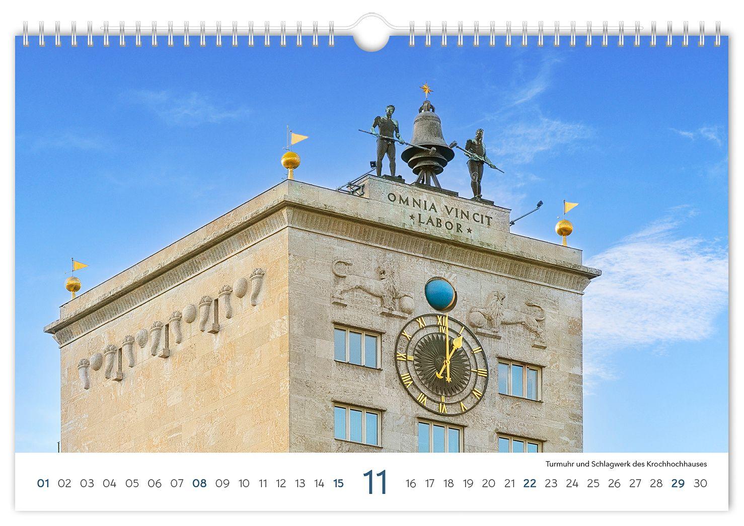 Beispielinhalt (Bild) Kalender Leipzig 2026