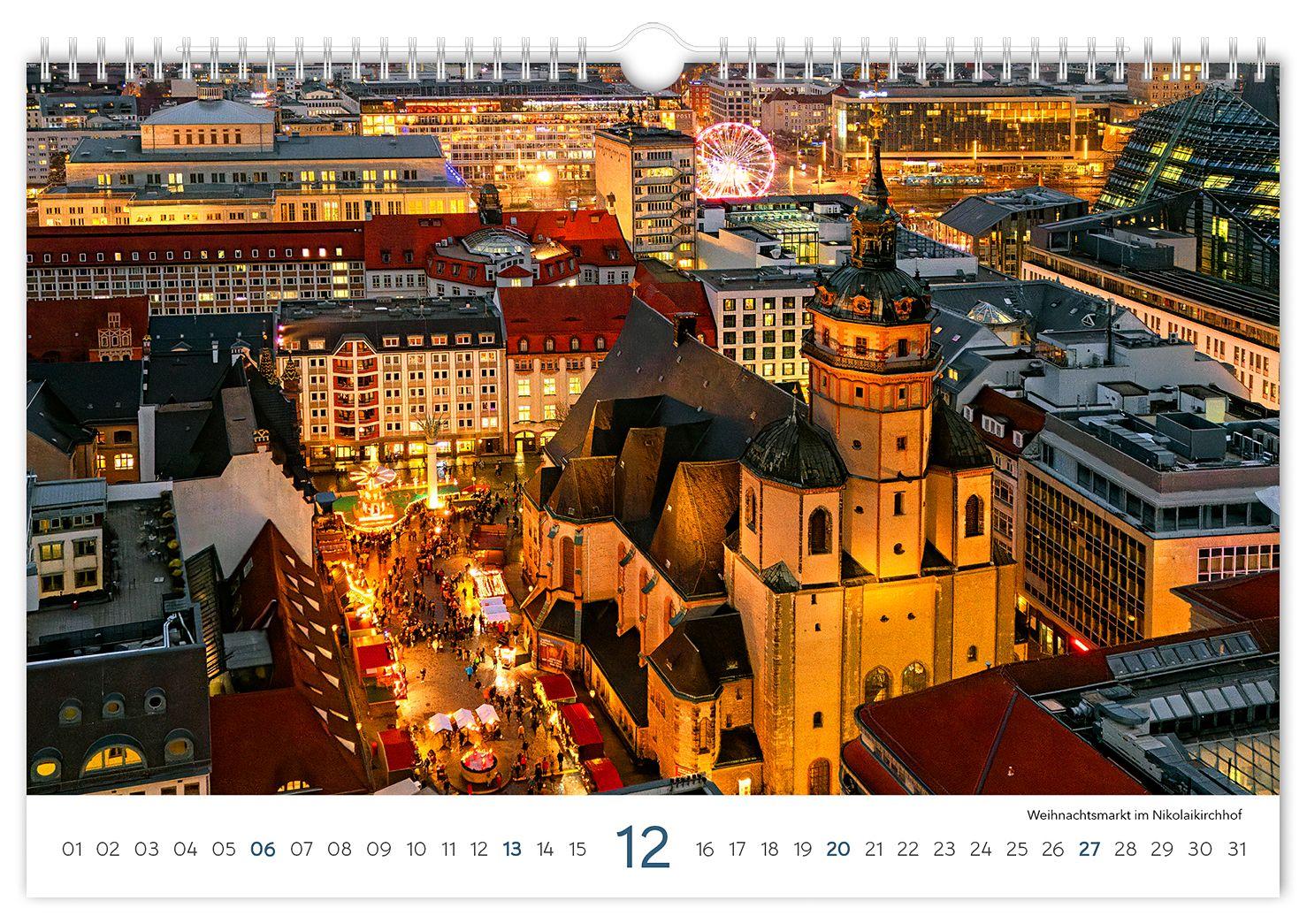 Beispielinhalt (Bild) Kalender Leipzig 2026