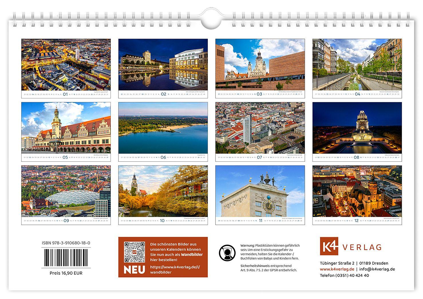 Beispielinhalt (Bild) Kalender Leipzig 2026