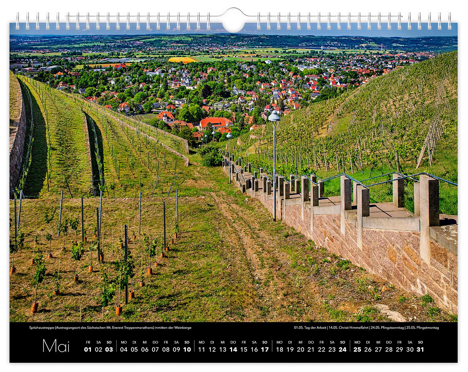 Beispielinhalt (Bild) Kalender Radebeul 2026