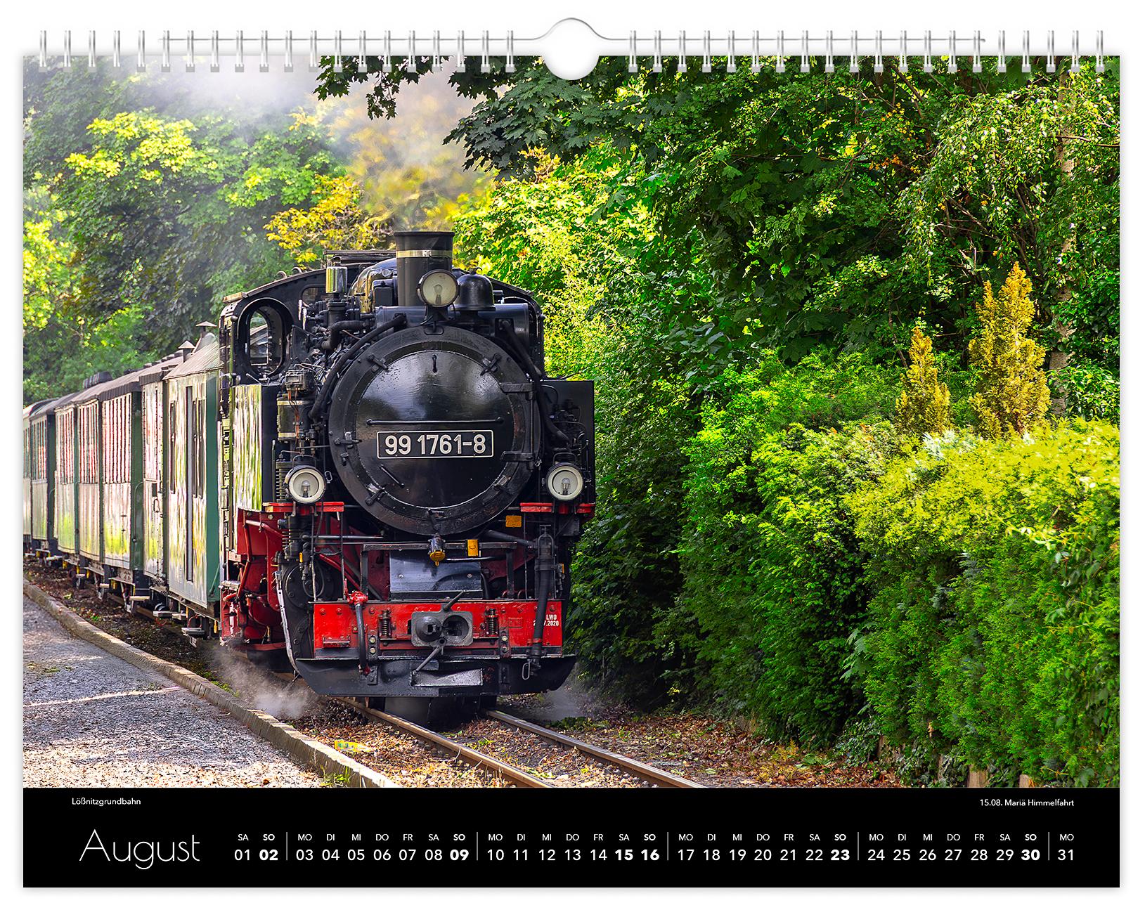 Beispielinhalt (Bild) Kalender Radebeul 2026