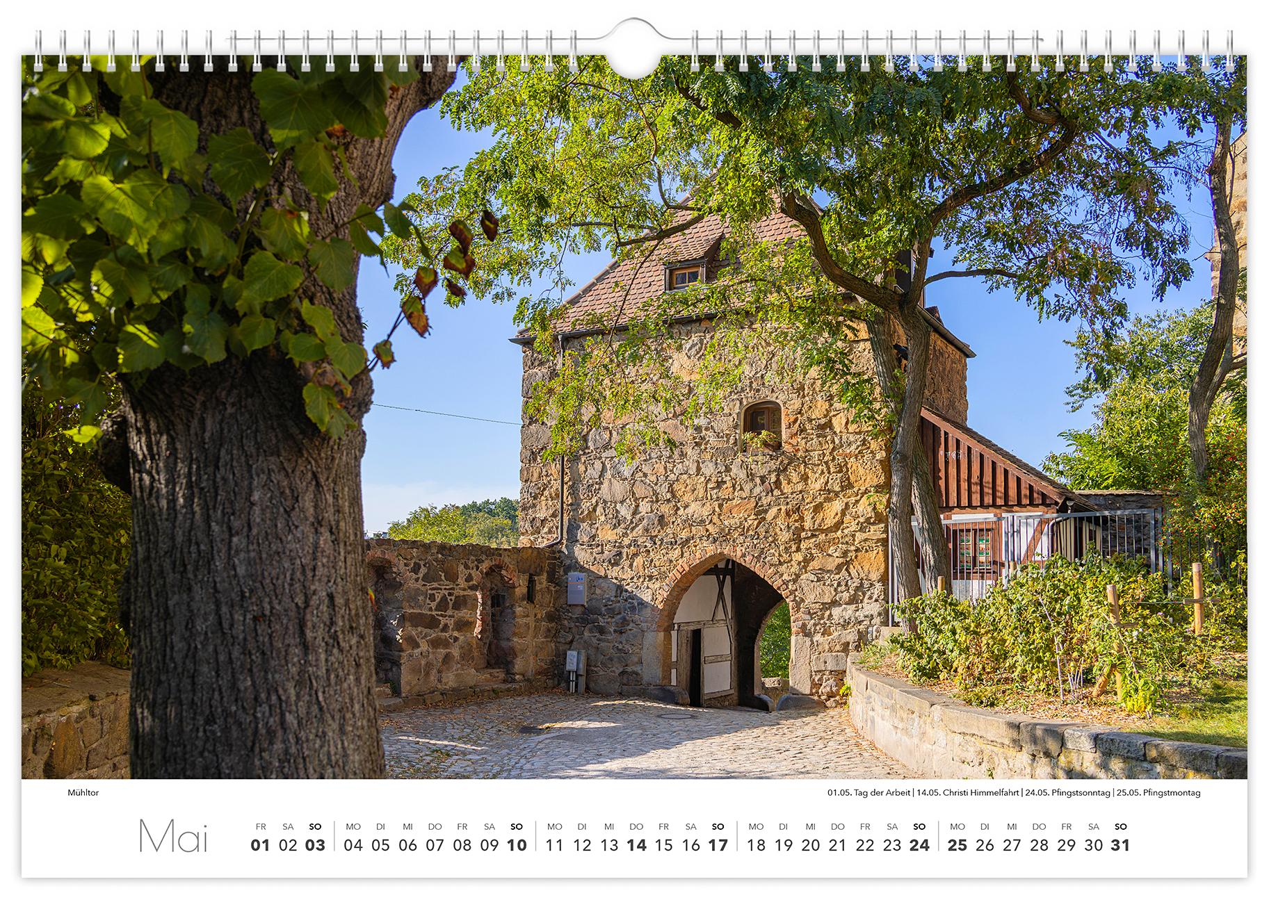 Beispielinhalt (Bild) Kalender Bautzen 2026