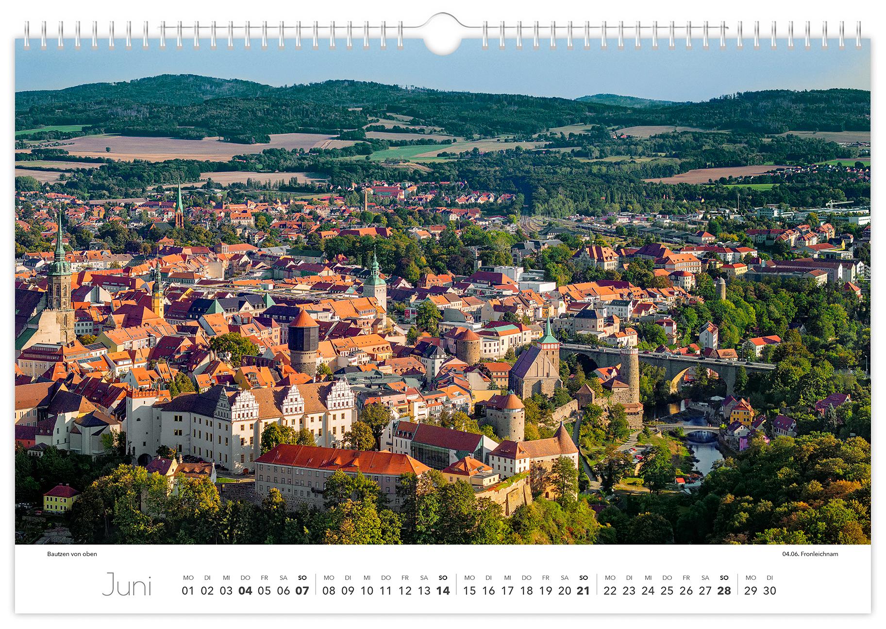 Beispielinhalt (Bild) Kalender Bautzen 2026
