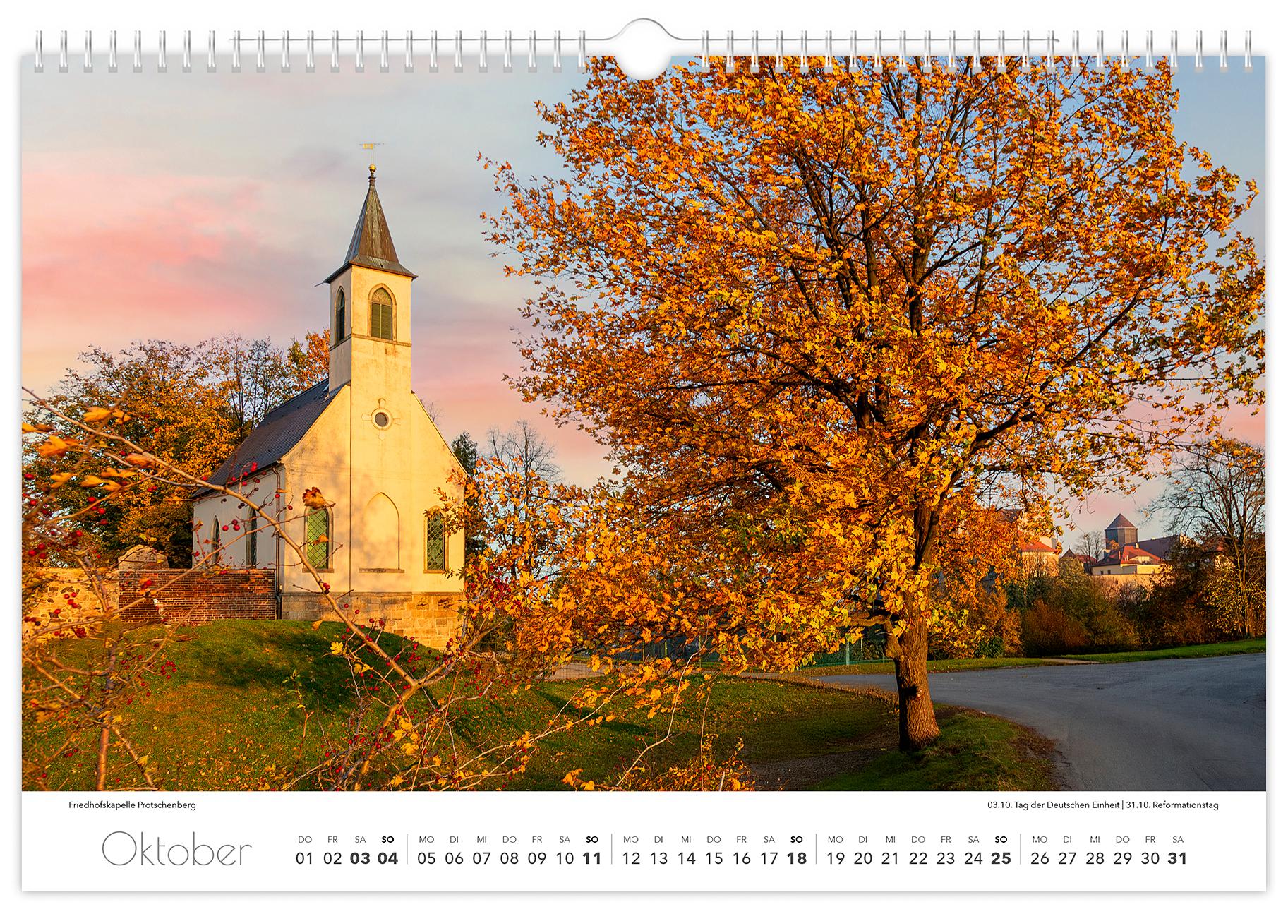 Beispielinhalt (Bild) Kalender Bautzen 2026