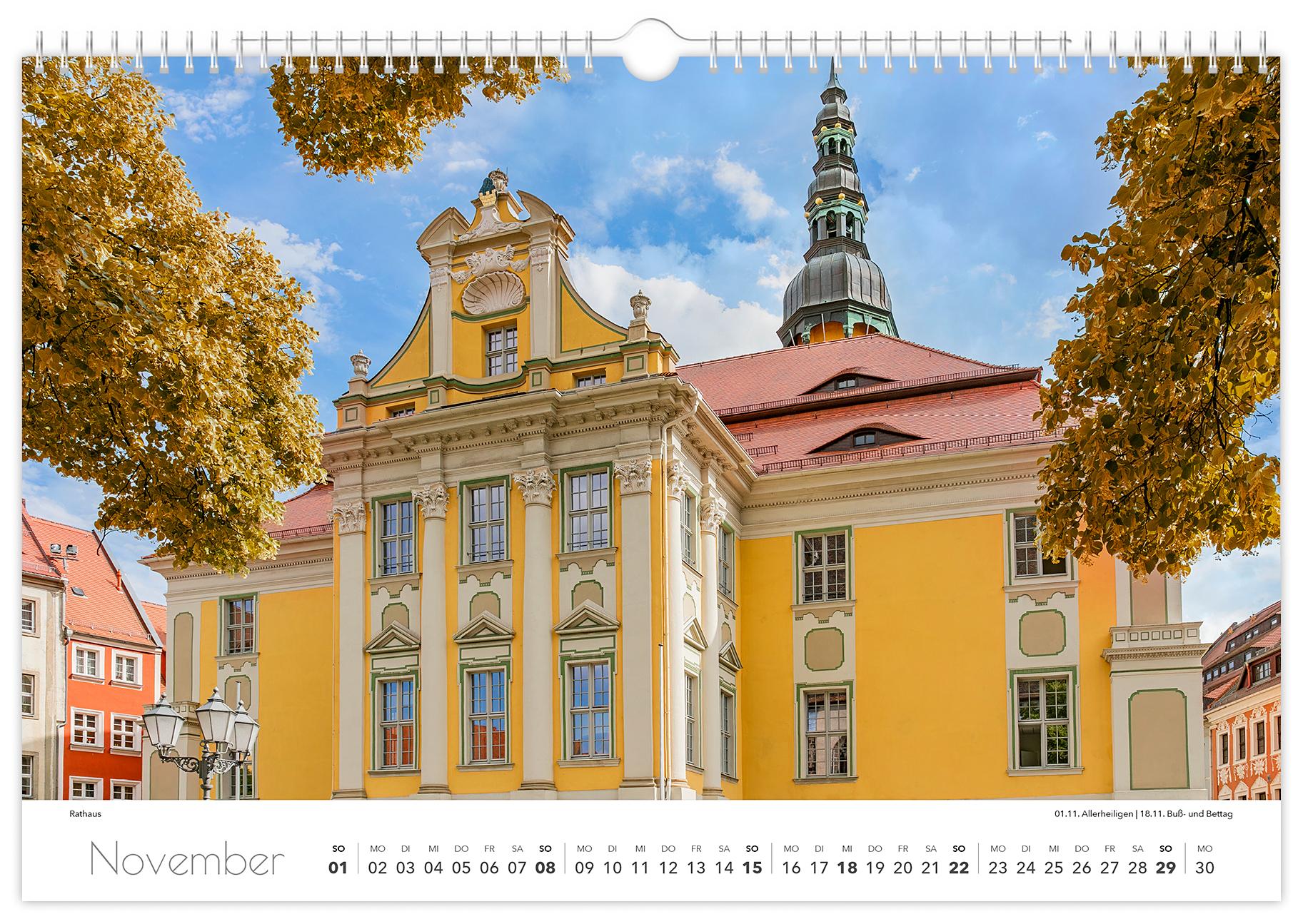 Beispielinhalt (Bild) Kalender Bautzen 2026