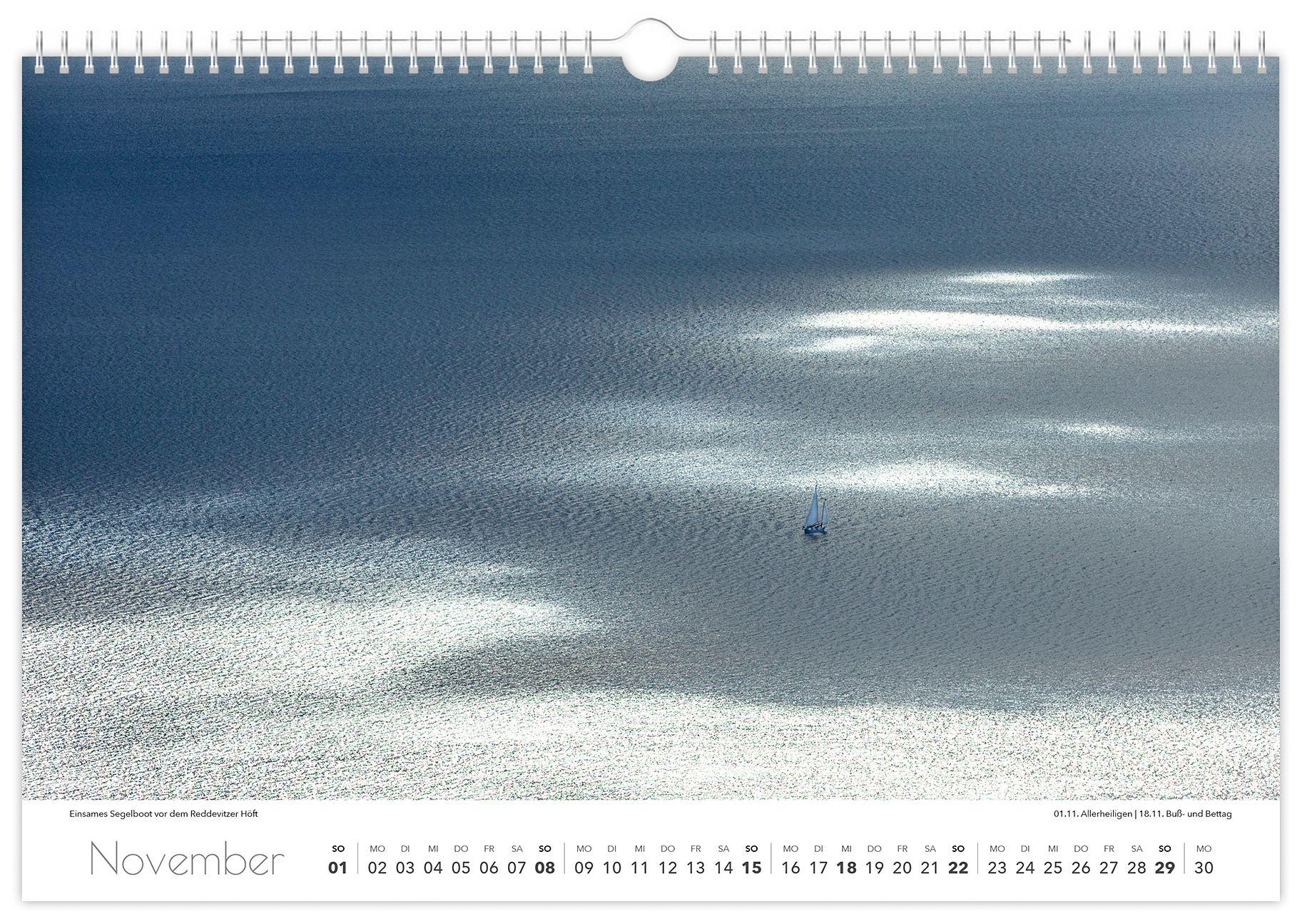 Beispielinhalt (Bild) Kalender Rügen Luftaufnahmen 2026