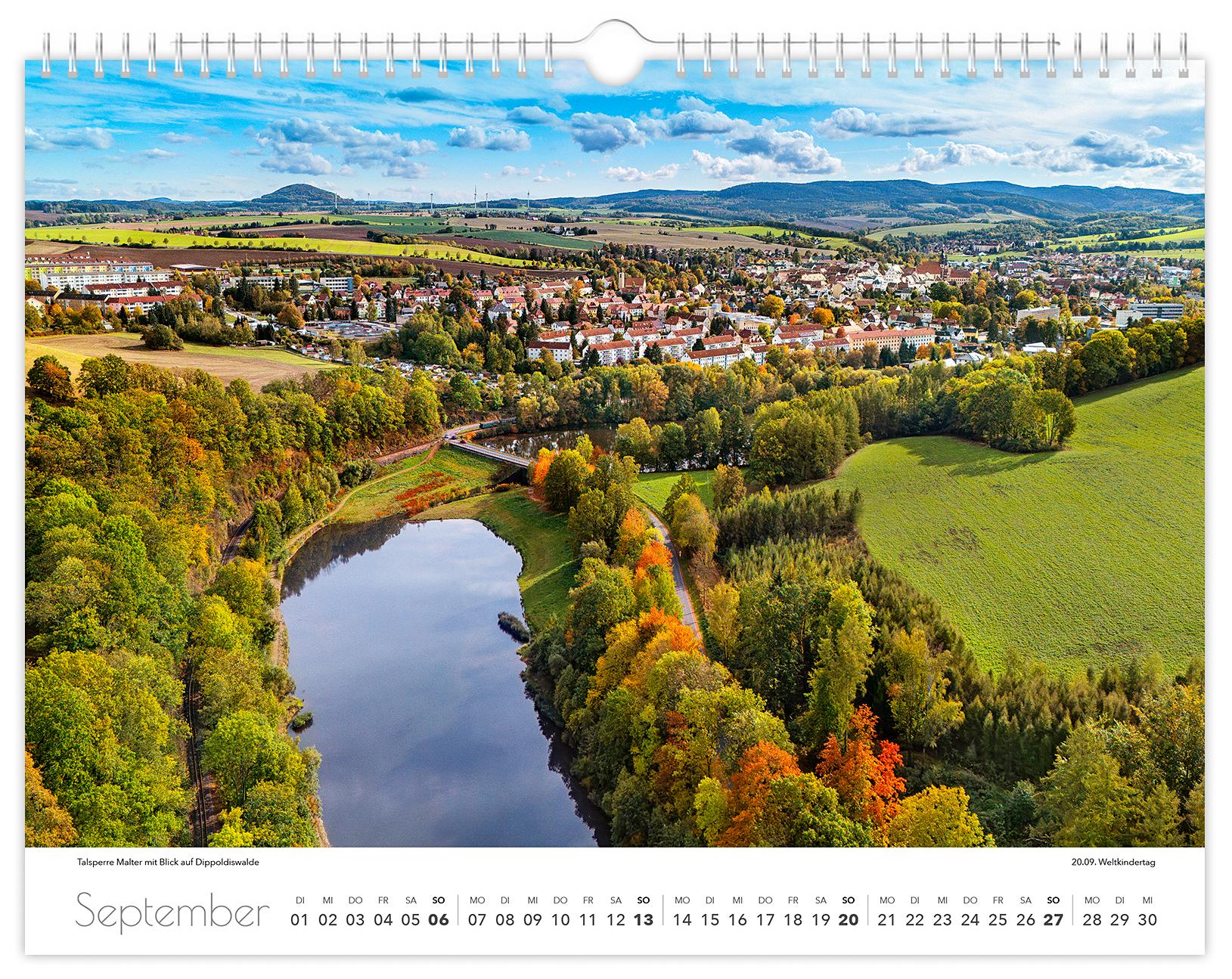 Beispielinhalt (Bild) Kalender Osterzgebirge 2026