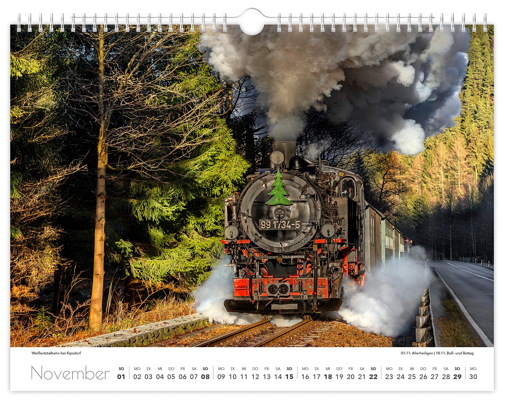 Beispielinhalt (Bild) Kalender Osterzgebirge 2026