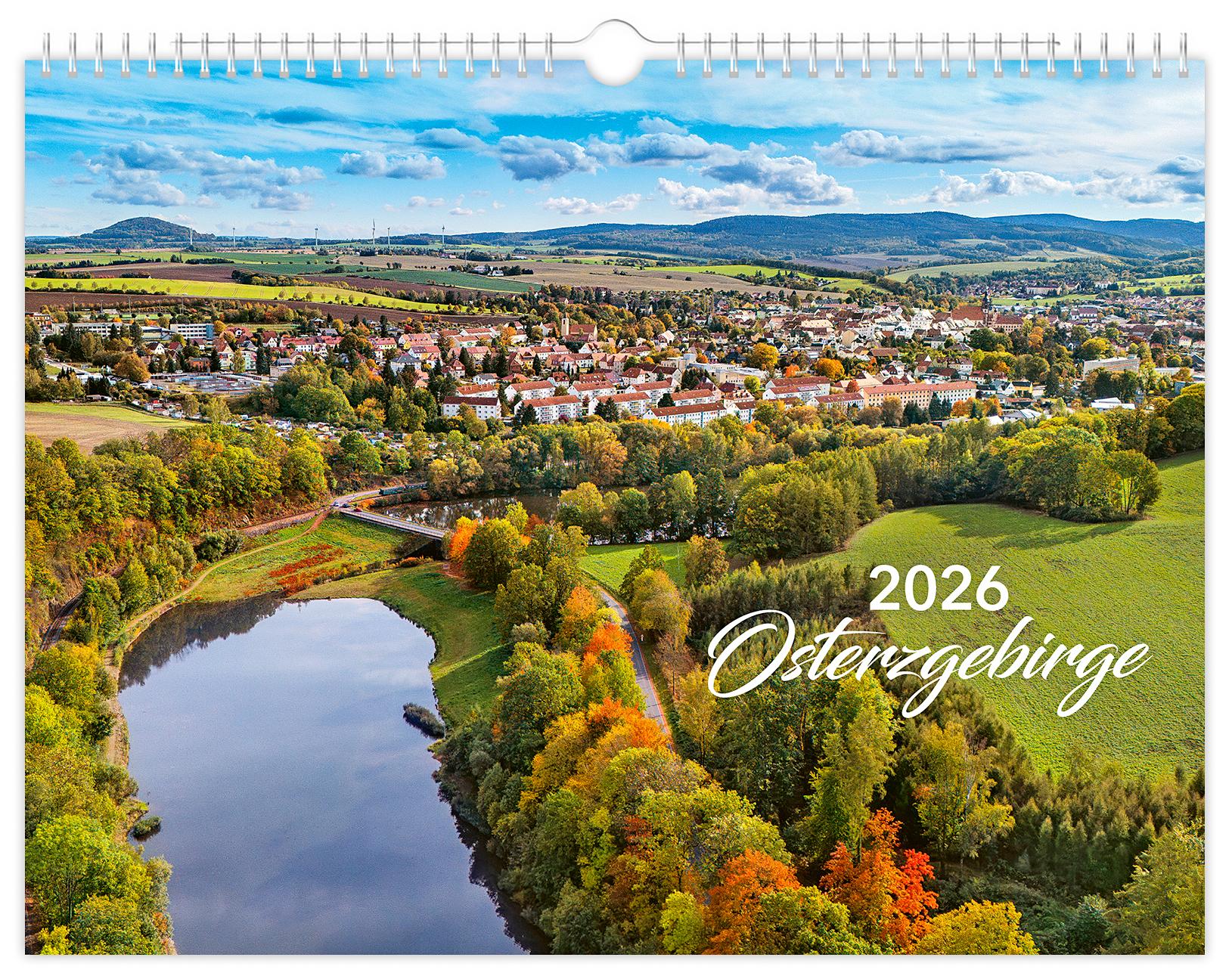 Vorderes Coverbild Kalender Osterzgebirge 2026