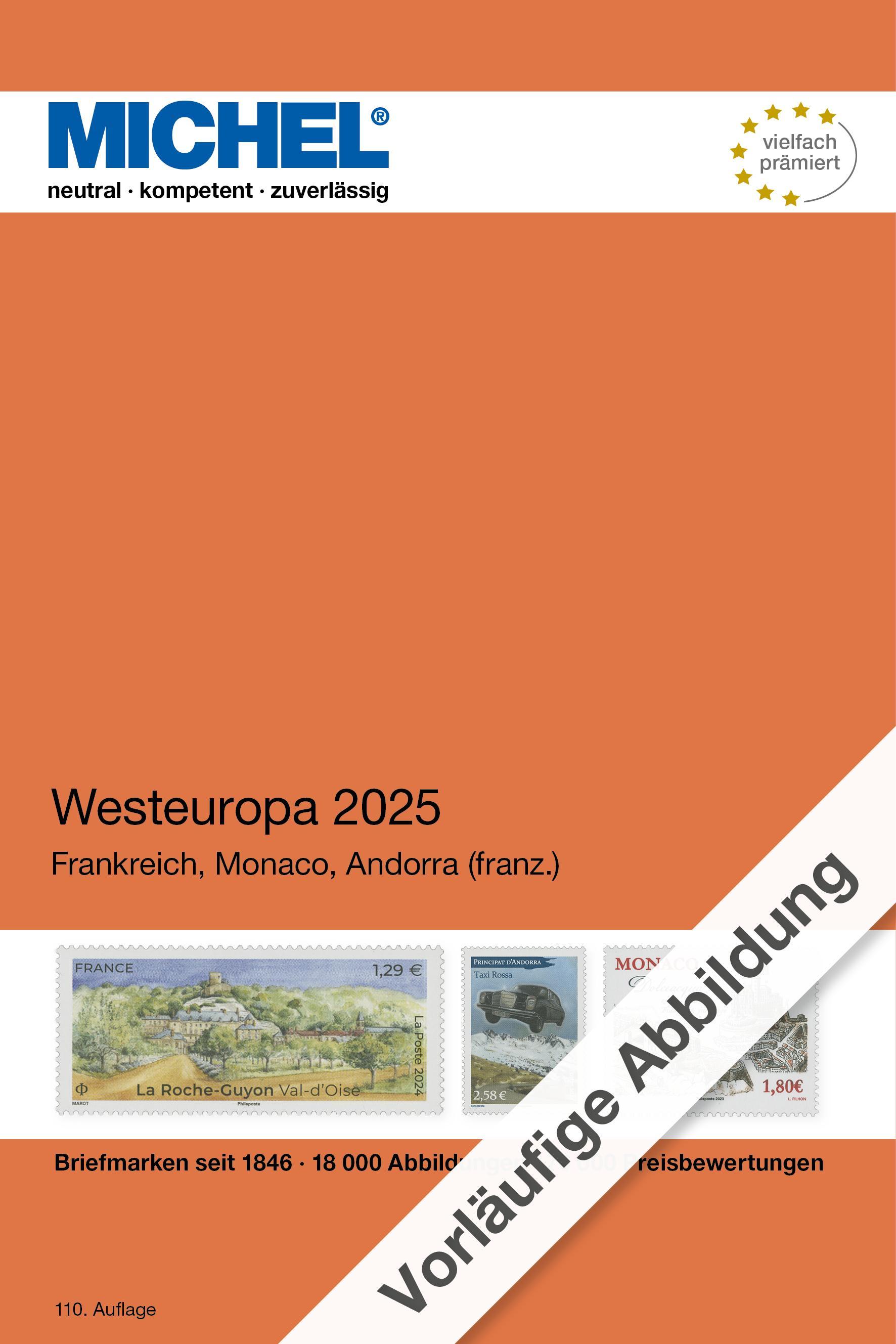 Vorderes Coverbild Westeuropa 2025