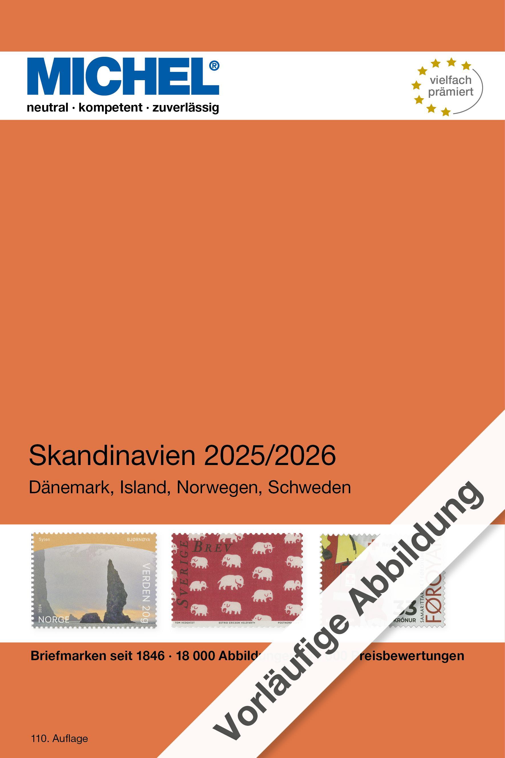 Vorderes Coverbild Skandinavien 2025/2026