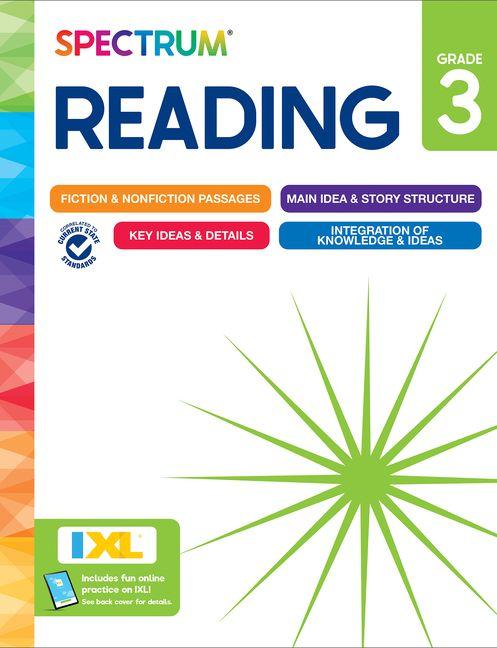 Vorderes Coverbild Spectrum Reading Workbook, Grade 3