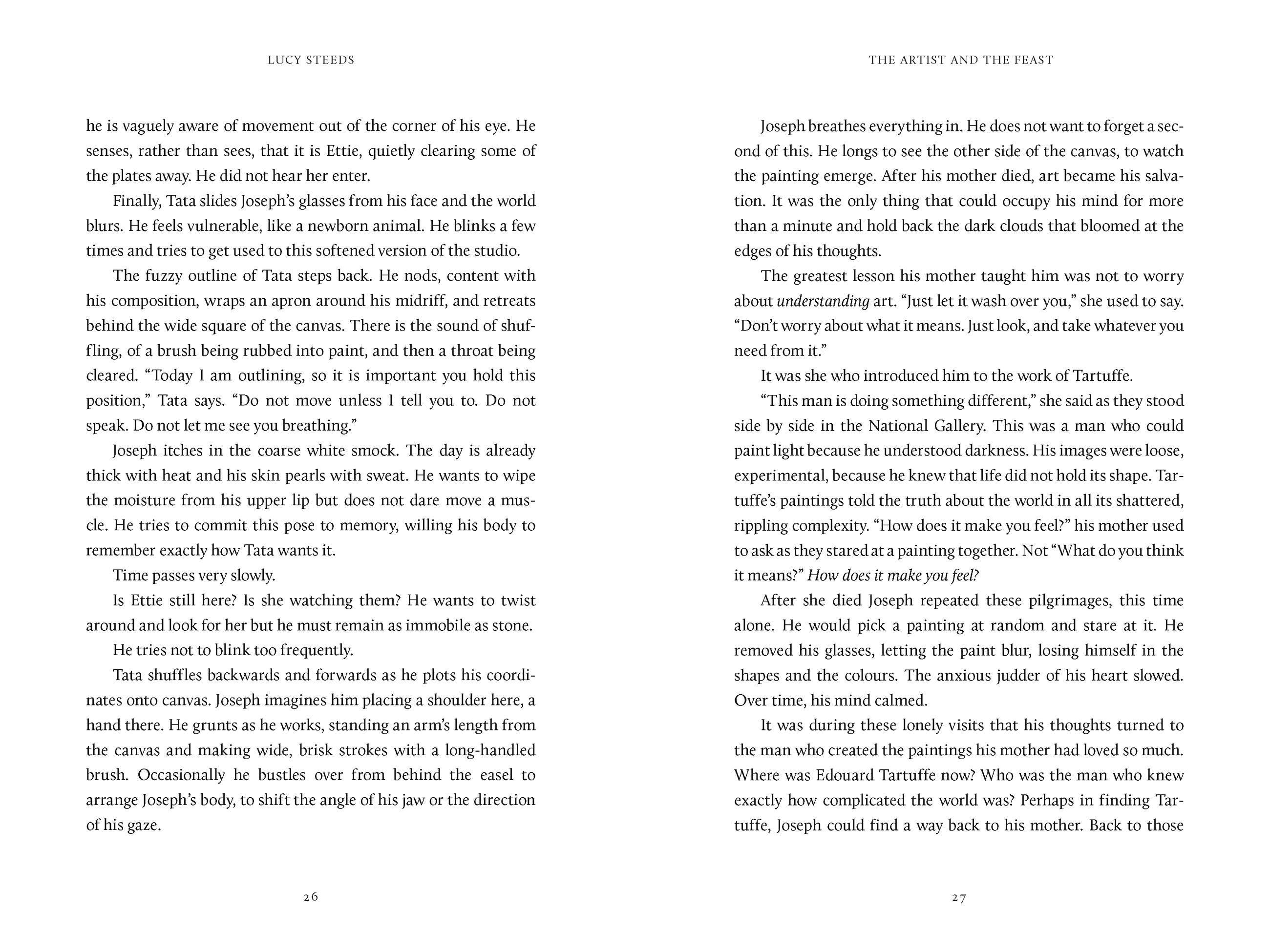 Beispielinhalt (Bild) The Artist and the Feast