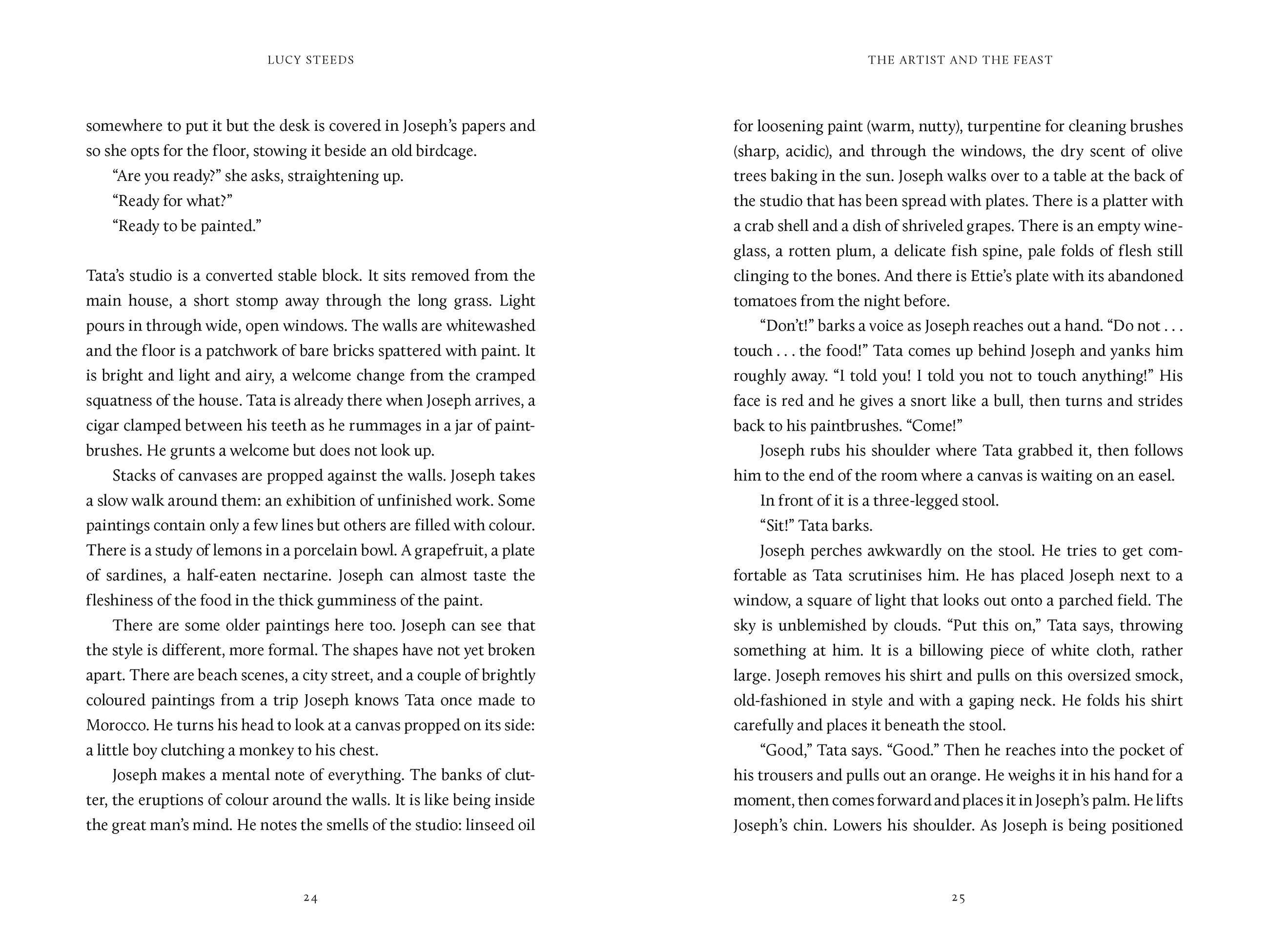 Beispielinhalt (Bild) The Artist and the Feast