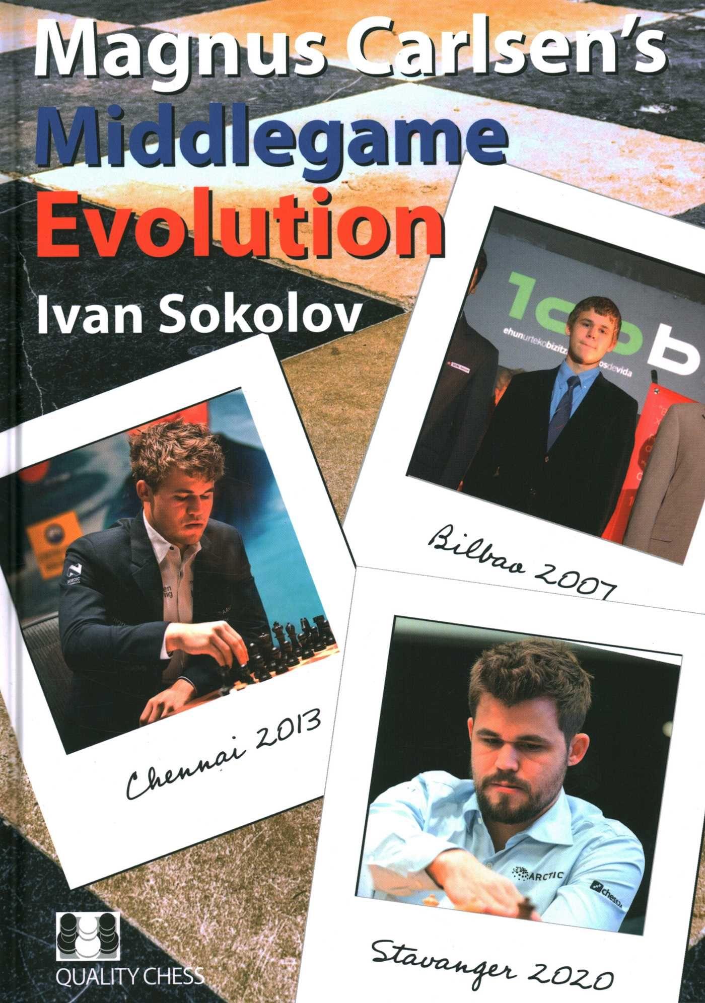 Vorderes Coverbild Magnus Carlsens Middlegame Evolution