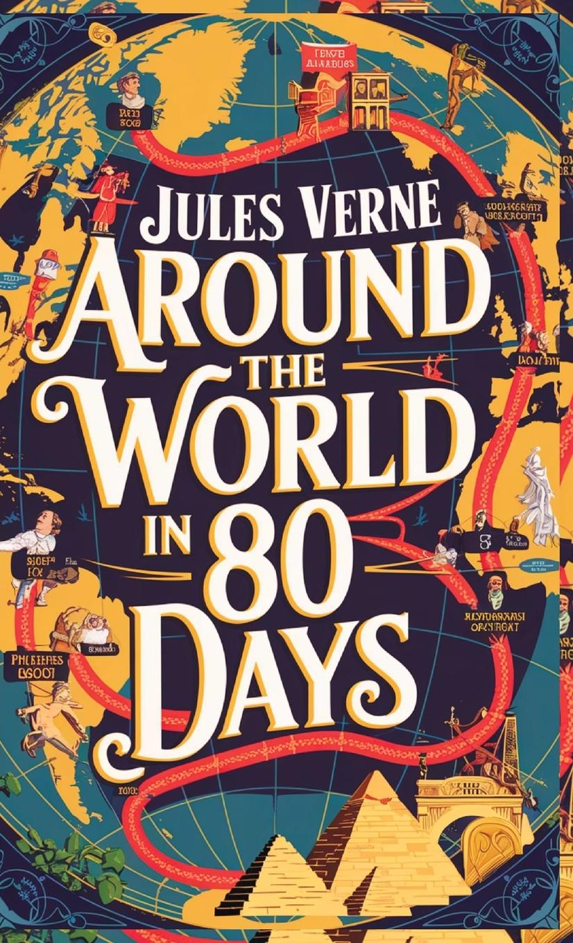 Vorderes Coverbild Around the World in 80 Days (Spanish Edition)