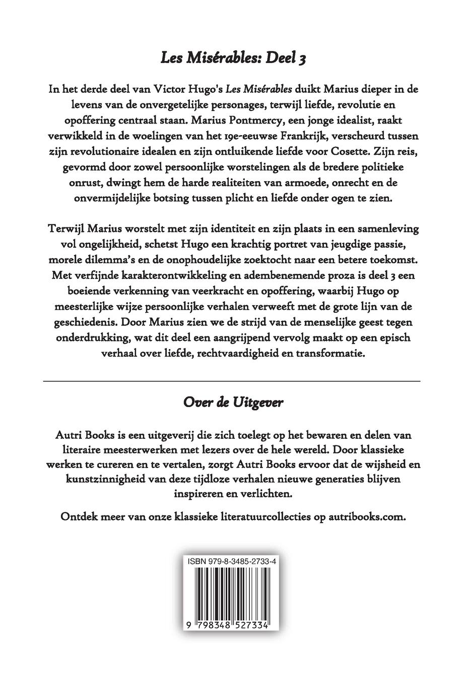 Rückseitencover Les Misérables