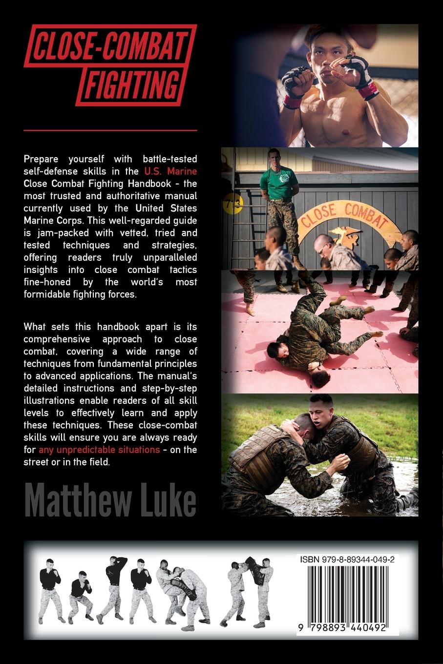 Rückseitencover U.S. Marine Close Combat Fighting Handbook