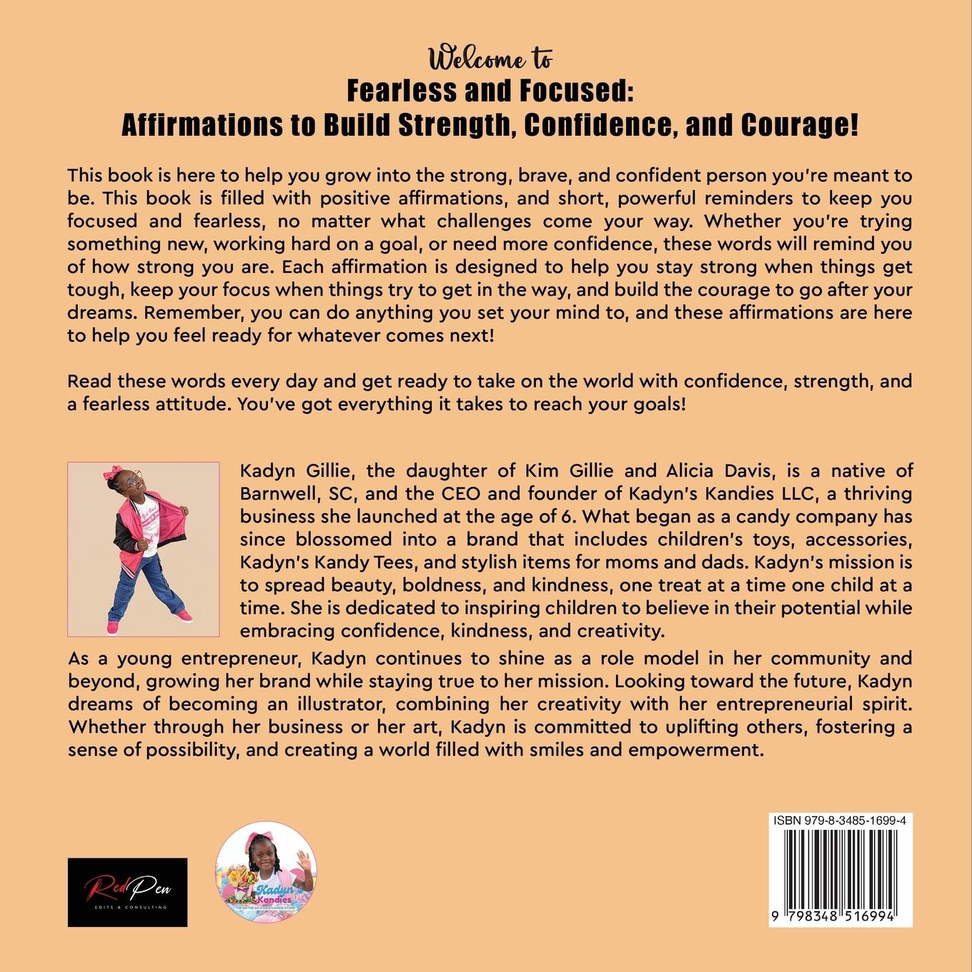 Rückseitencover Fearless and Focused