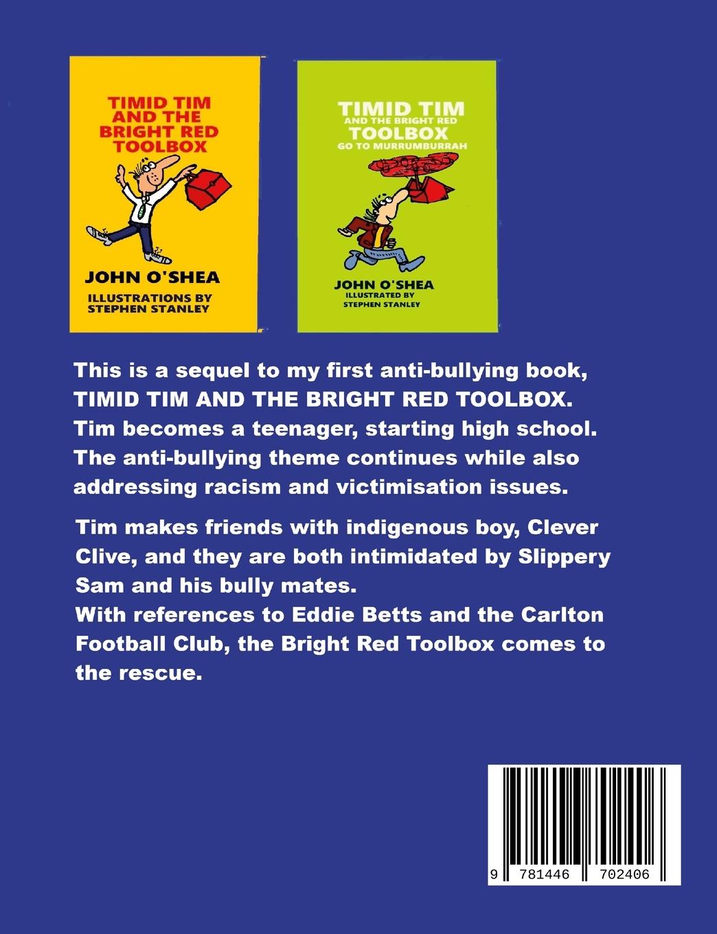 Rückseitencover Timid Tim and the Bright Red Toolbox go to High School