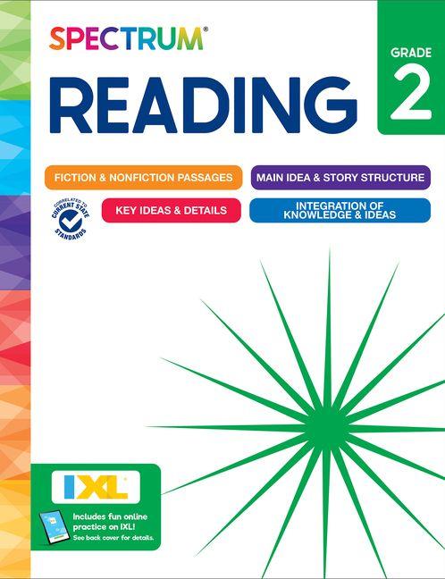 Vorderes Coverbild Spectrum Reading Workbook, Grade 2