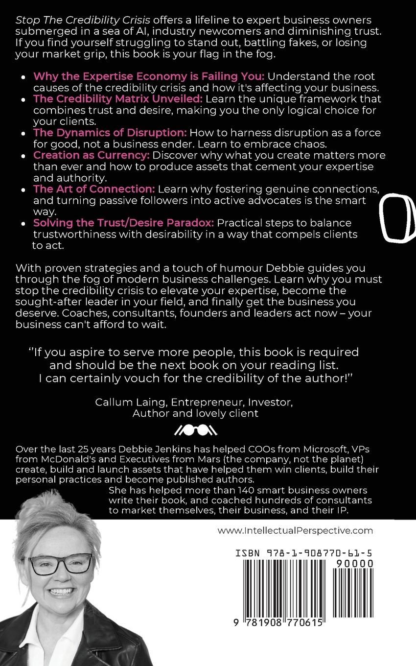 Rückseitencover Stop The Credibility Crisis