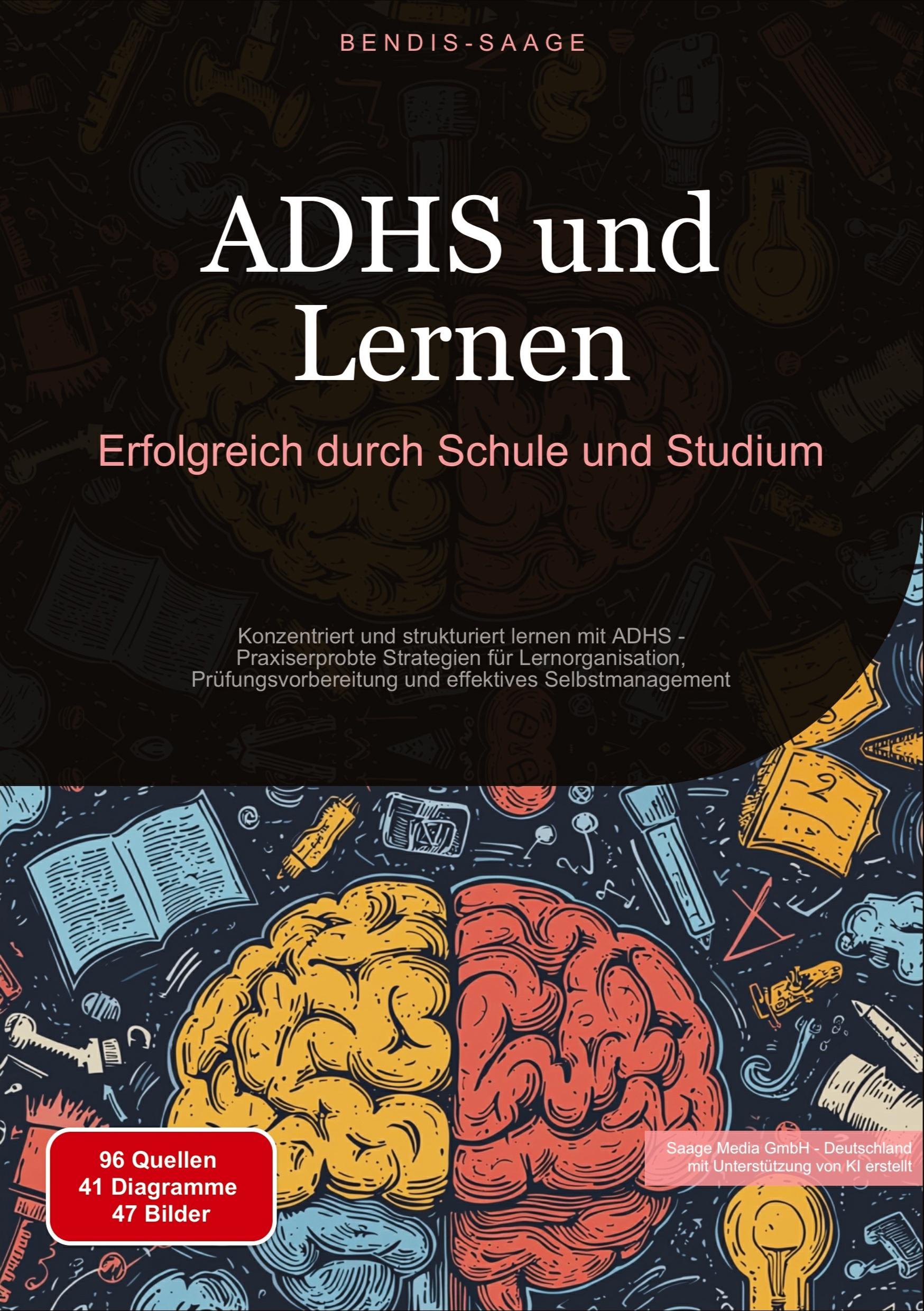 Vorderes Coverbild ADHS und Lernen: Erfolgreich durch Schule und Studium