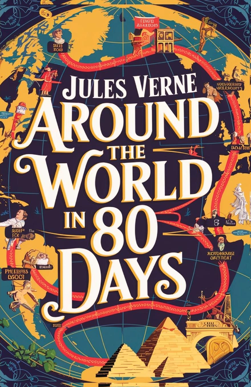 Vorderes Coverbild Around the World in 80 Days (Spanish Edition)